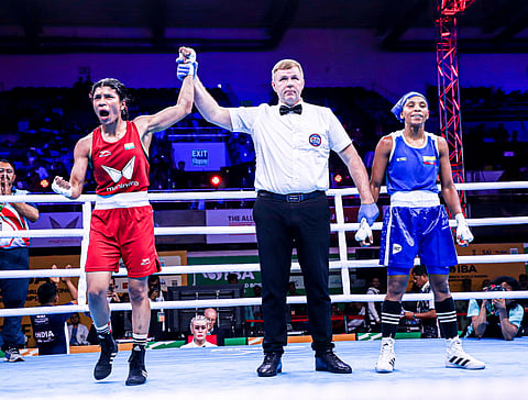 Star India boxer Nikhat Zareen is a two-time world championships gold medallist.